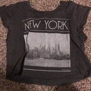 new york crop top